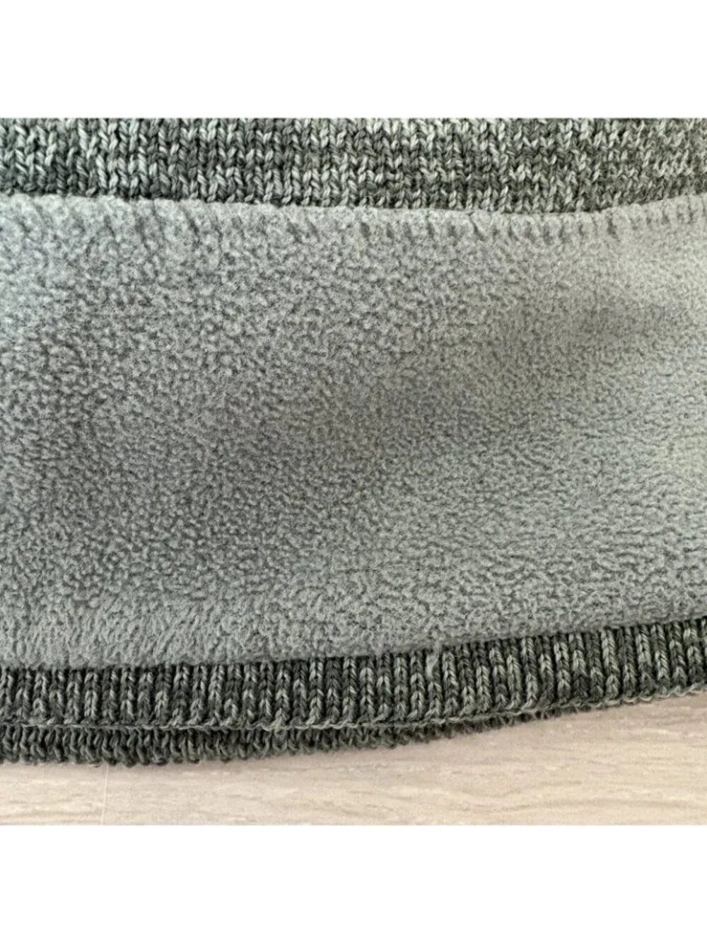 The North Face Beanie Unisex One Size Green Knit Polyester Wool Hat